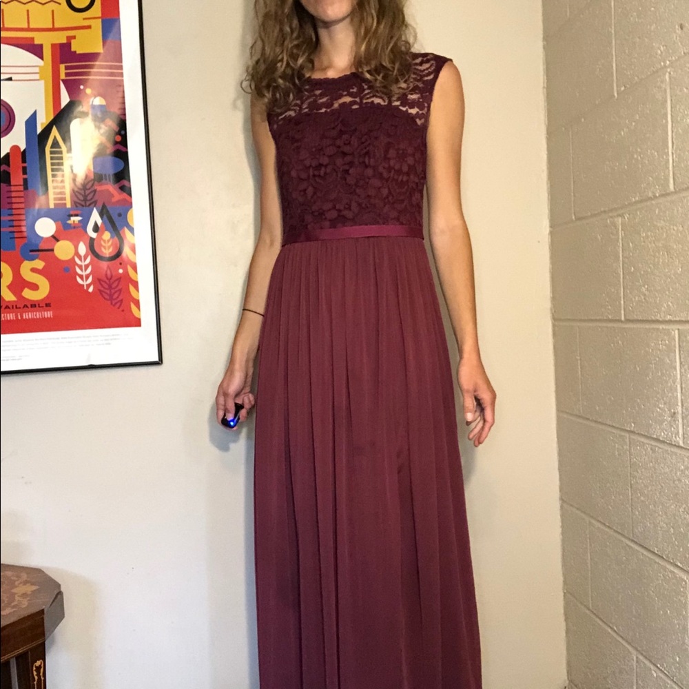 David’s Bridal Bridesmaid’s Dress
